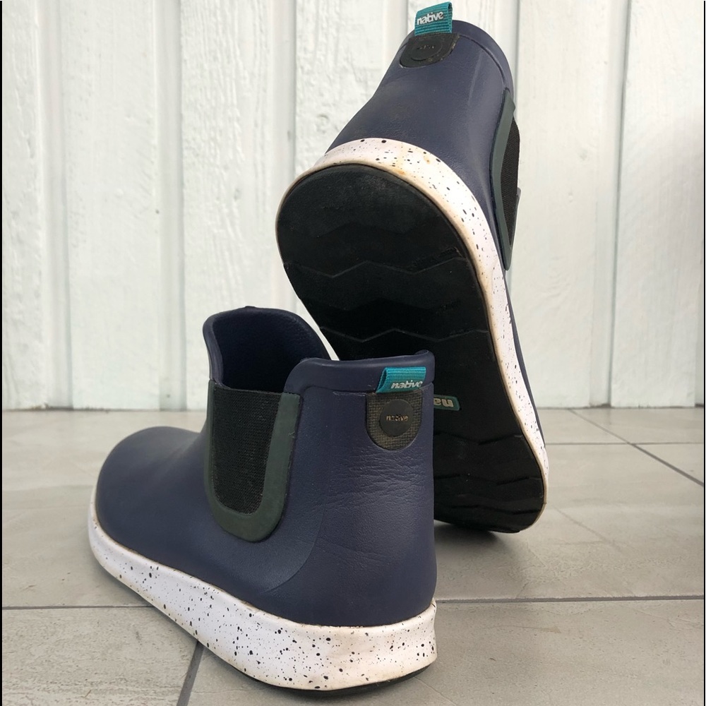 Native men’s slip on rain boots